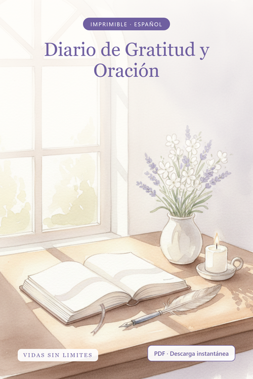Diario de Gratitud y Oración — portada