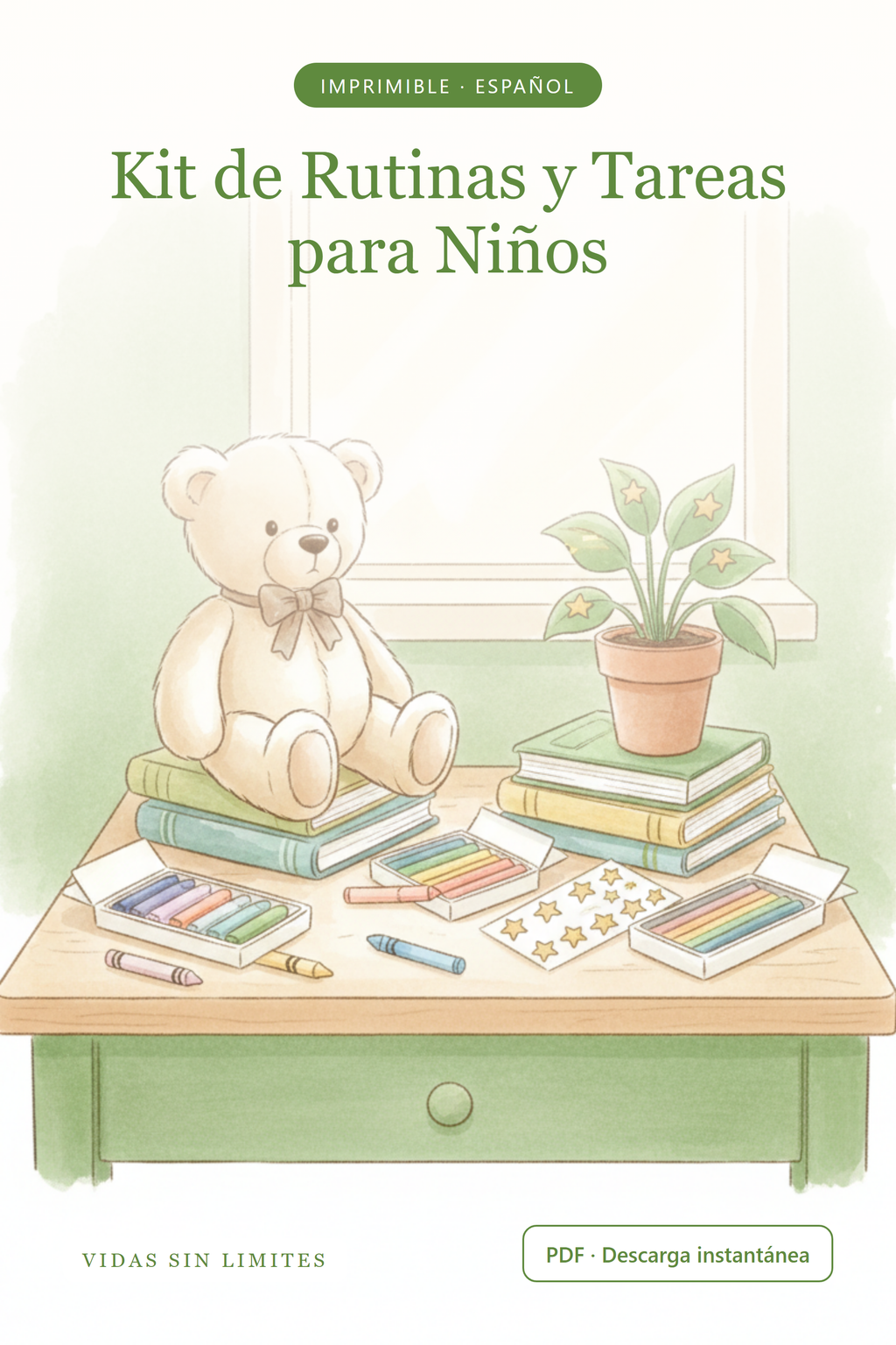 Kit de Rutinas y Tareas para Niños — portada