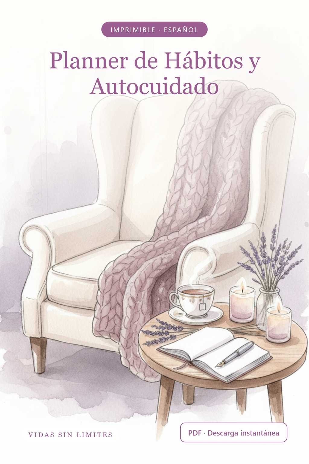 Planner de Hábitos y Autocuidado — portada