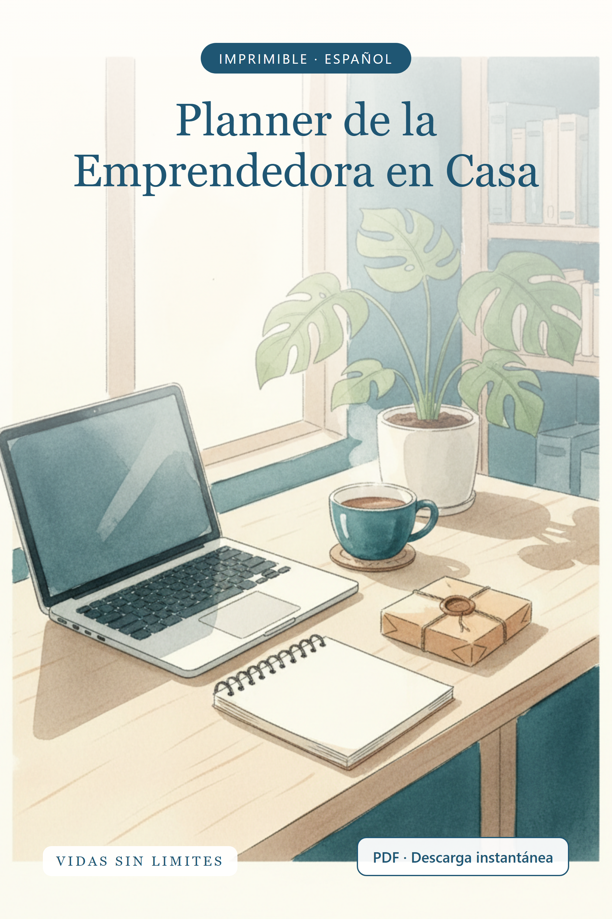 Planner de la Emprendedora en Casa — portada